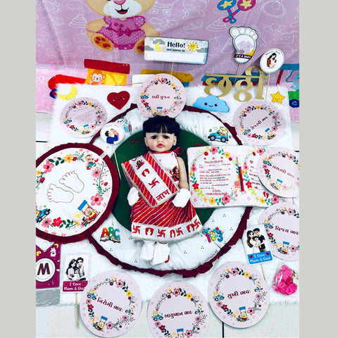 BF Mall’s Full Chhathi Kit for Puja of New Born Baby Girl Celebration