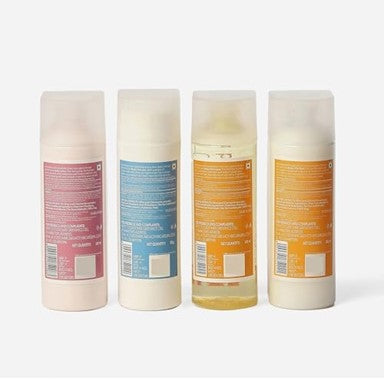 Mothercare Gift Set for Babies | Baby Gift Box (Pack of 4) | Bath Milk, Lotion, Shampoo 300ml Each & Powder 125g