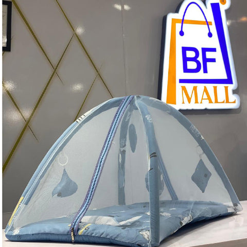 New Born Baby Bedding Play Gym Mattress with Net ( Animal Print)