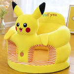 Baby Sit Up Chair, Cute Cartoon in Yellow Color for Infant Sit Up Chair Plush Sofa