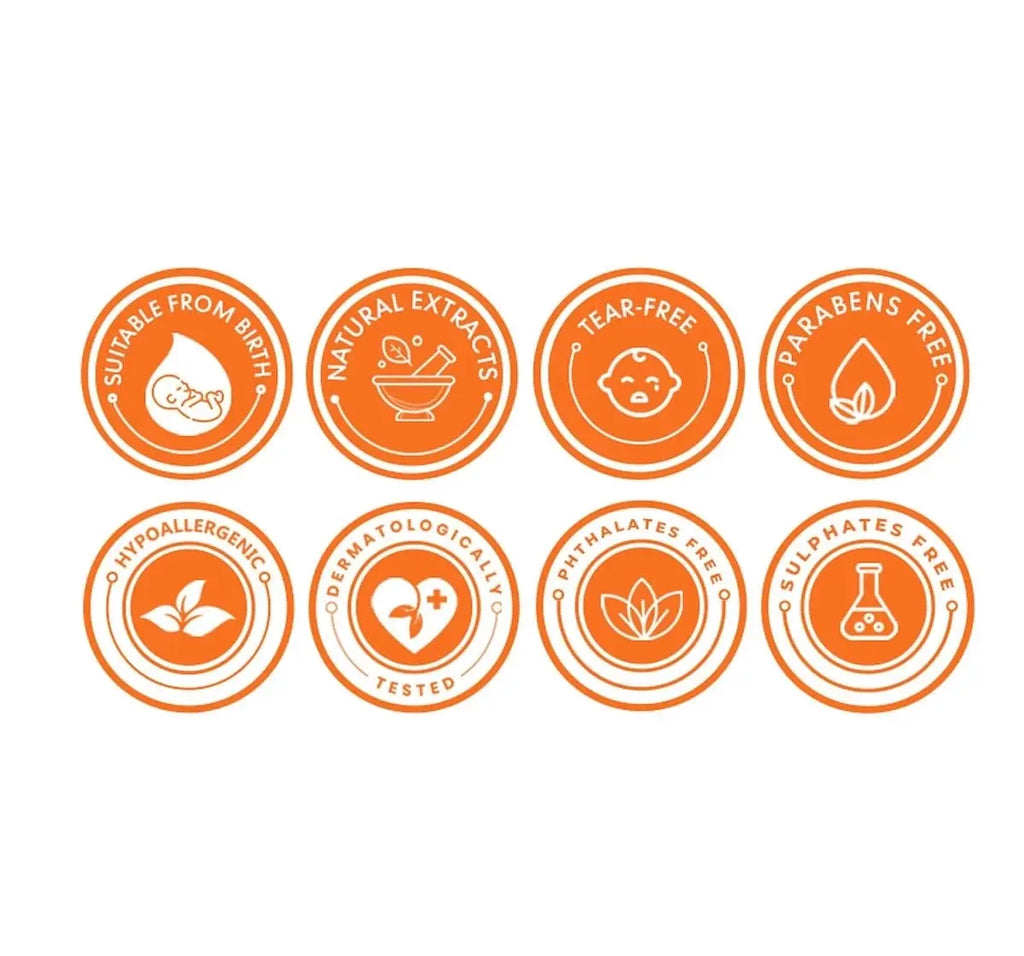 Mothercare All We Know Baby Shampoo 100ml – Orange