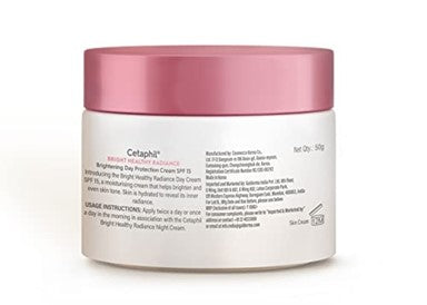 Cetaphil Brightening Day and Night Protection Cream, White, 50 ml Combo