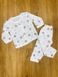 The image displays a baby night suit set, which is typically a full-sleeves shirt and pajama combination.