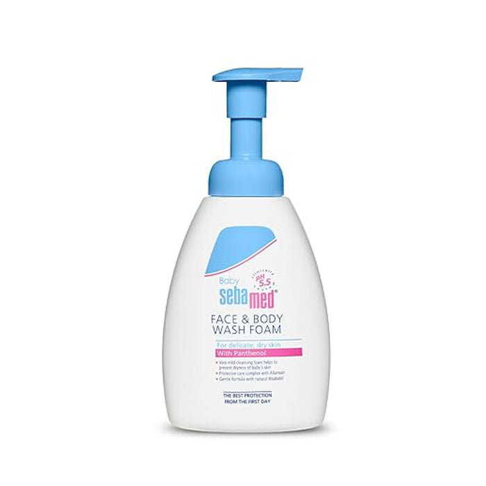 Sebamed Baby Face & Body Wash Foam  pH 5.5 - Ideal for face & Body