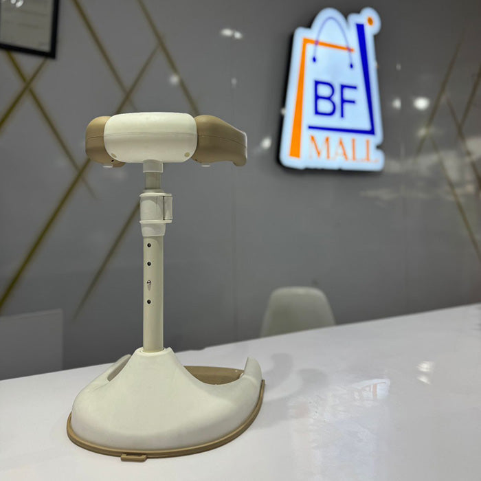 Adjustable Baby Shower Stand with Anti-Slip Base, Baby Bath with Stand, 6-36 Months Toddler Shower Standing Support, Easy Setup & Safe Design