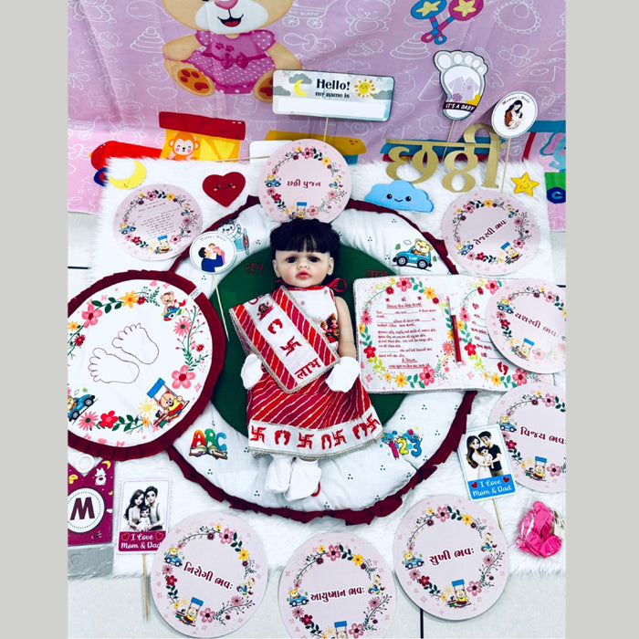 BF Mall’s Full Chhathi Kit for Puja of New Born Baby Girl Celebration