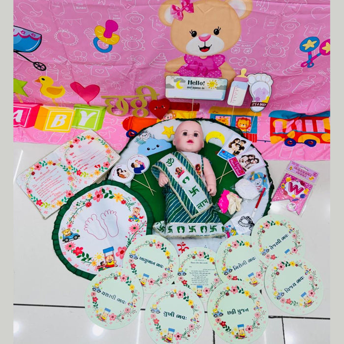 BF Mall’s Full Chhathi Kit for Puja of New Born Baby Girl Celebration