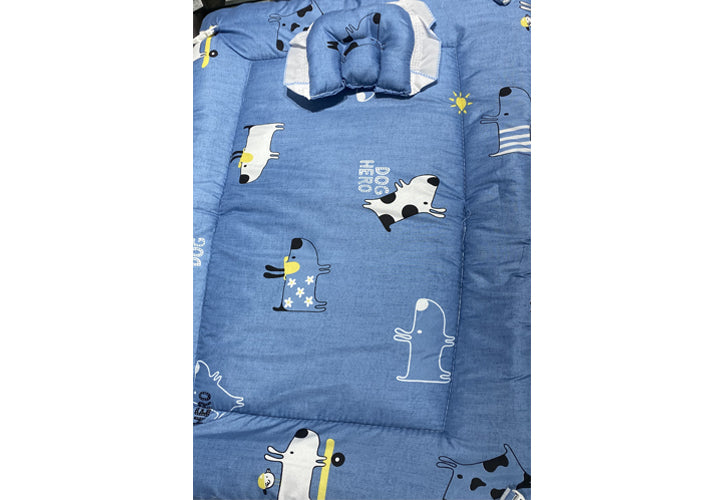 New Born Baby Bedding Play Gym Mattress with Net ( Animal Print)