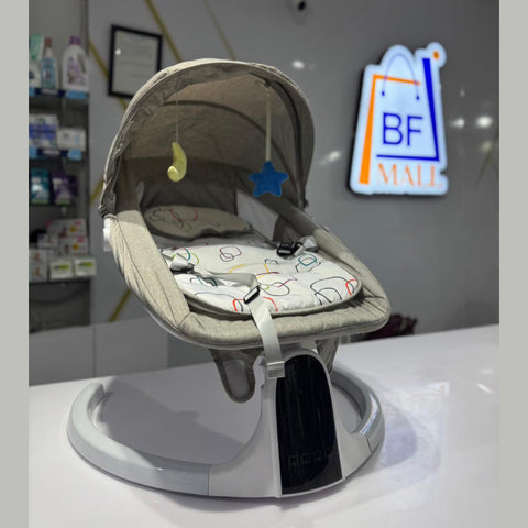 Sleep Ease 2-in-1 baby swing Rocker& Bouncer/ Electric swing and rocker, cradle for new born baby swing cradle with Bluetooth music remote safety harness with removable and washable net along with cable and adapter