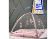New Born Baby Bedding Play Gym Mattress with Net (Ice cream Dolly Print)