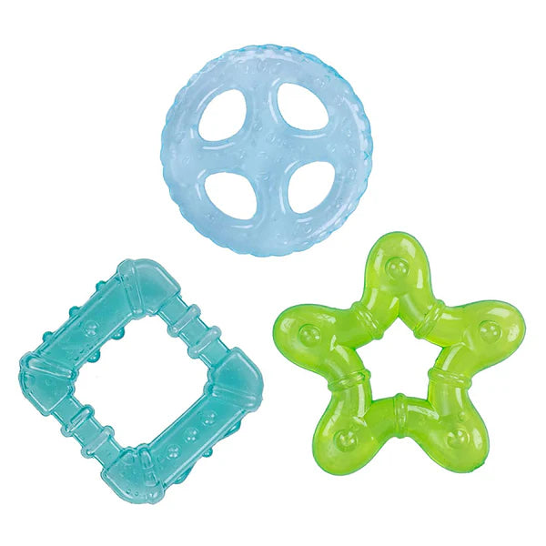 Hopop Teether with Baby Water Filled - Multi-Textured Cooling Teether for Babies Sooths Gums