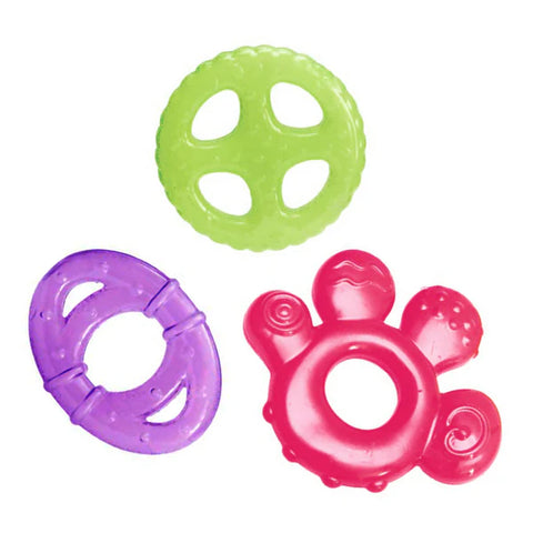 Hopop Teether with Baby Water Filled - Multi-Textured Cooling Teether for Babies Sooths Gums