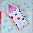 Pure Soft Cotton Baby Boys and Baby Girls 3 in 1 Multi Usage Sleeping Bag and Carry Bag and Bed cum Baby Odddna Wrapper Cum Blanket