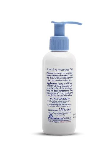 Sebamed Baby Massage Oil - With Soya Oil - Non- greasy - Ideal for newborn
