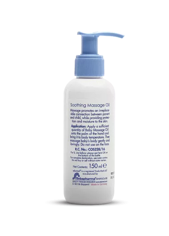 Sebamed Baby Massage Oil - With Soya Oil - Non- greasy - Ideal for newborn